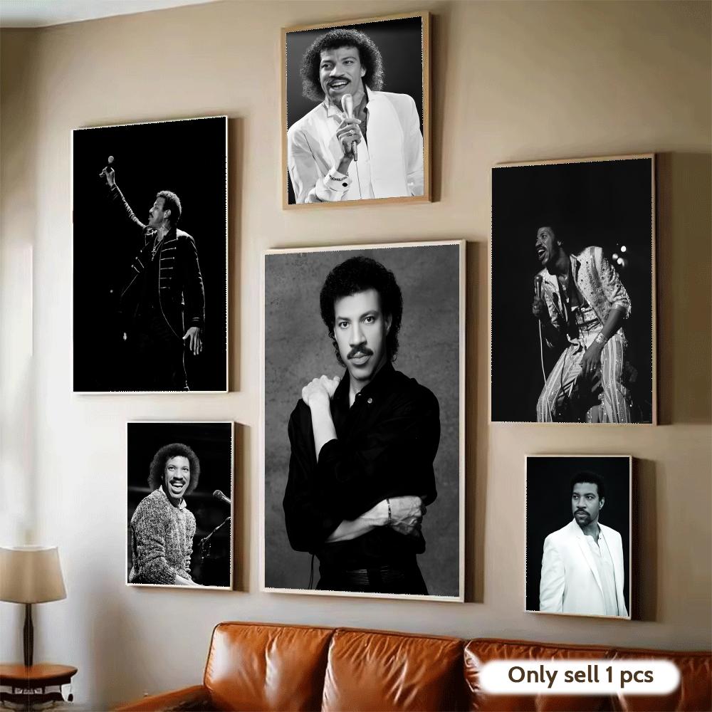 Home Decor Living Room Ideas - Singer L-Lionel Richie Poster Modern Self-Adhesive