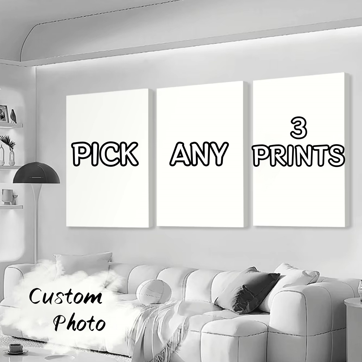 Home Decor Aesthetic Pinterest - 3/4/5pcs Custom Canvas Printing Personalized Photo