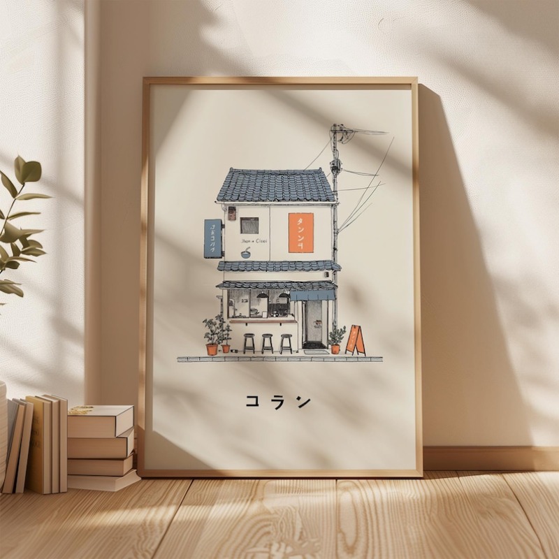 Home Decor Aesthetic Pinterest - 1pc Japanese Ramen Shop Canvas Wall