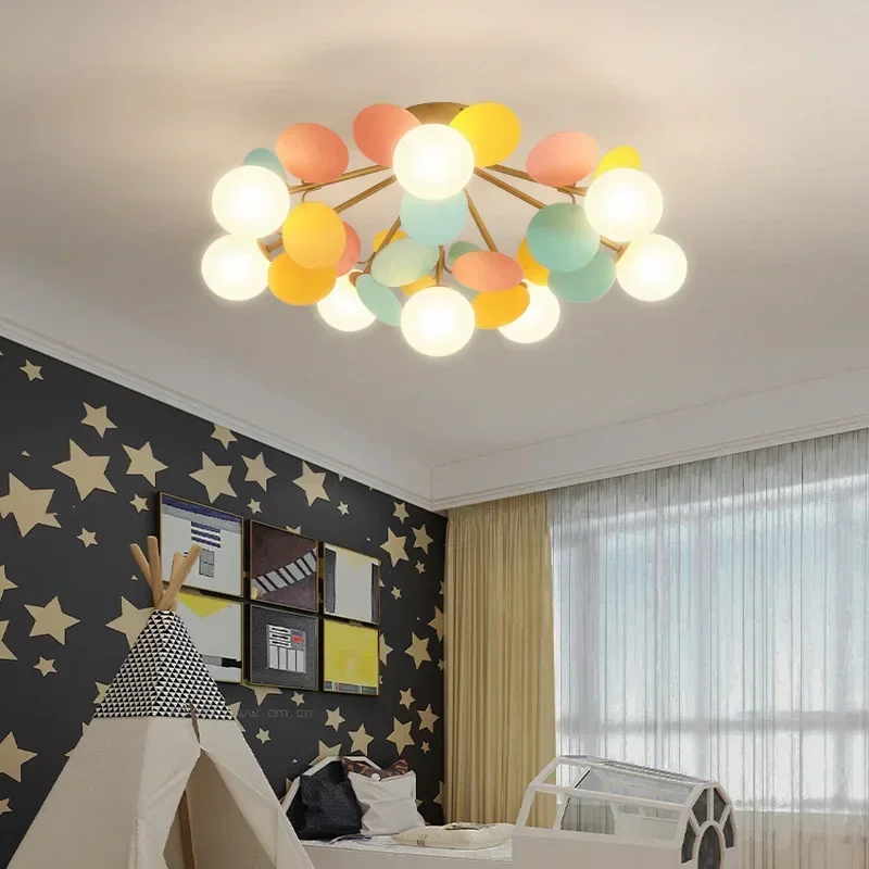 Hanging Moon Lamp - Scandinavian Style Chandelier For The Children's