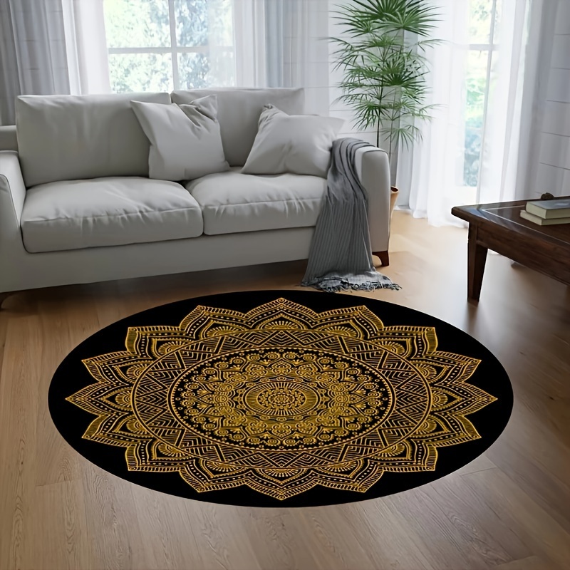 Home Decor Retail Stores - Vintage Symmetrical Pattern Graphic Floor Carpet