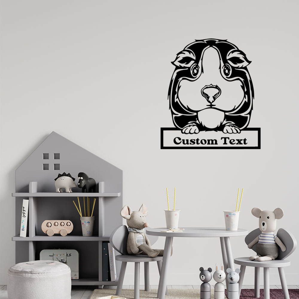 Home Decor Wall Tiles - 1PC Lovely Dog Personalized Text Family