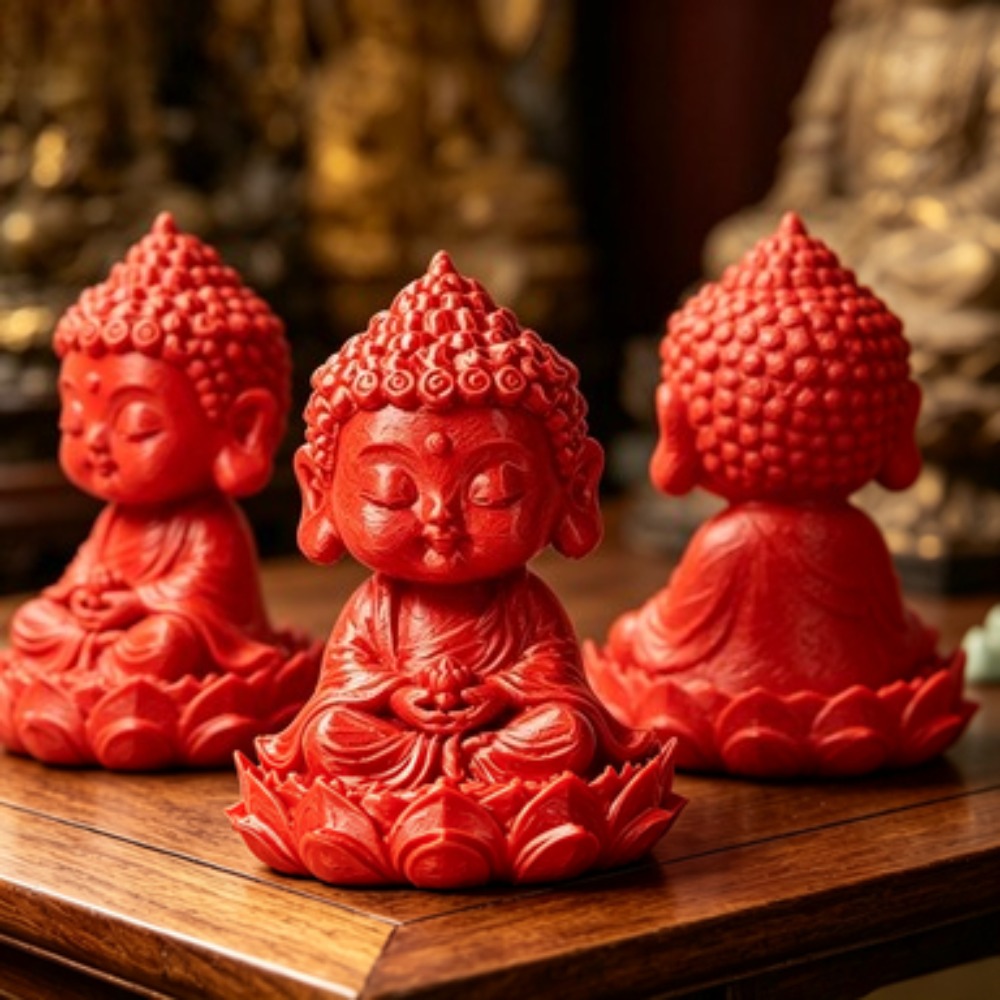 Home Decor Zen Style - Retro Golden Mini Meditation Buddha Figurine