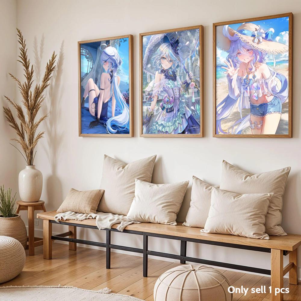 Furina Genshin Impact Poster M - огляд і ціна Home Decor Living Room Ideas