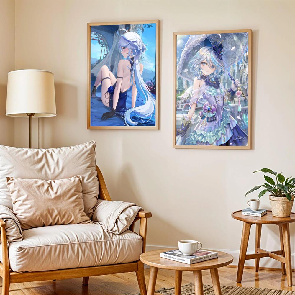 Furina Genshin Impact Poster M - огляд і ціна Home Decor Living Room Ideas