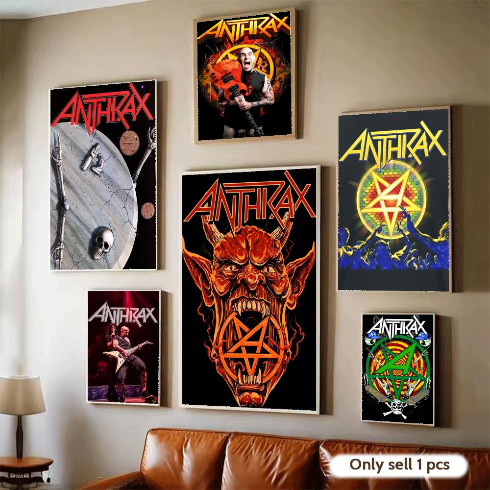 Heavy Metal A-Anthrax Band Pos - огляд і ціна Home Decor Living Room Ideas