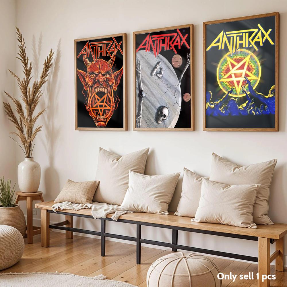 Heavy Metal A-Anthrax Band Pos - огляд і ціна Home Decor Living Room Ideas