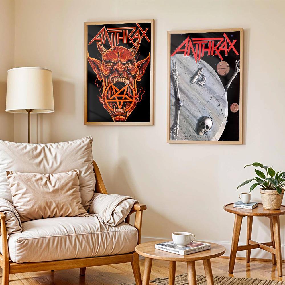 Heavy Metal A-Anthrax Band Pos - огляд і ціна Home Decor Living Room Ideas