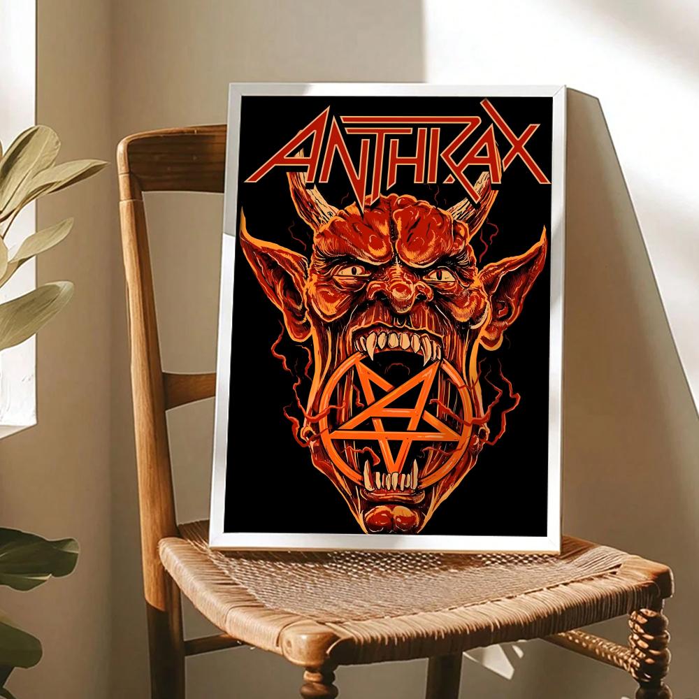 Heavy Metal A-Anthrax Band Pos - огляд і ціна Home Decor Living Room Ideas