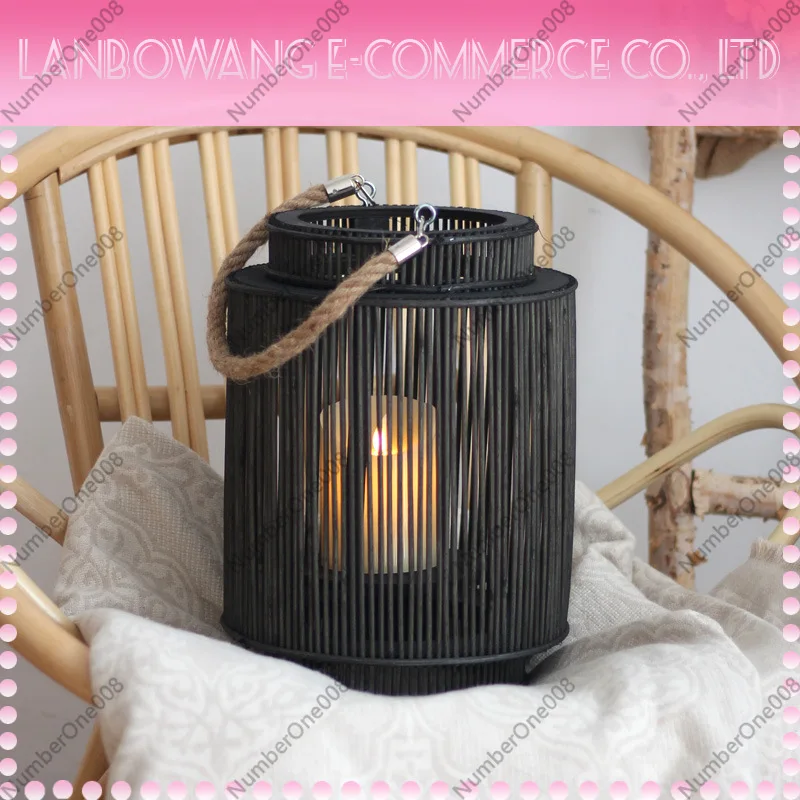 Nordic Handwoven Wind Lantern  - огляд і ціна Home Decor Rattan