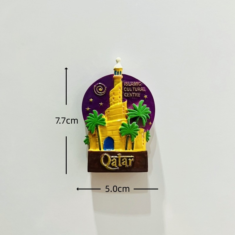 Qatar 3D Fridge Magnets Orname - огляд і ціна Home Decor Qatar