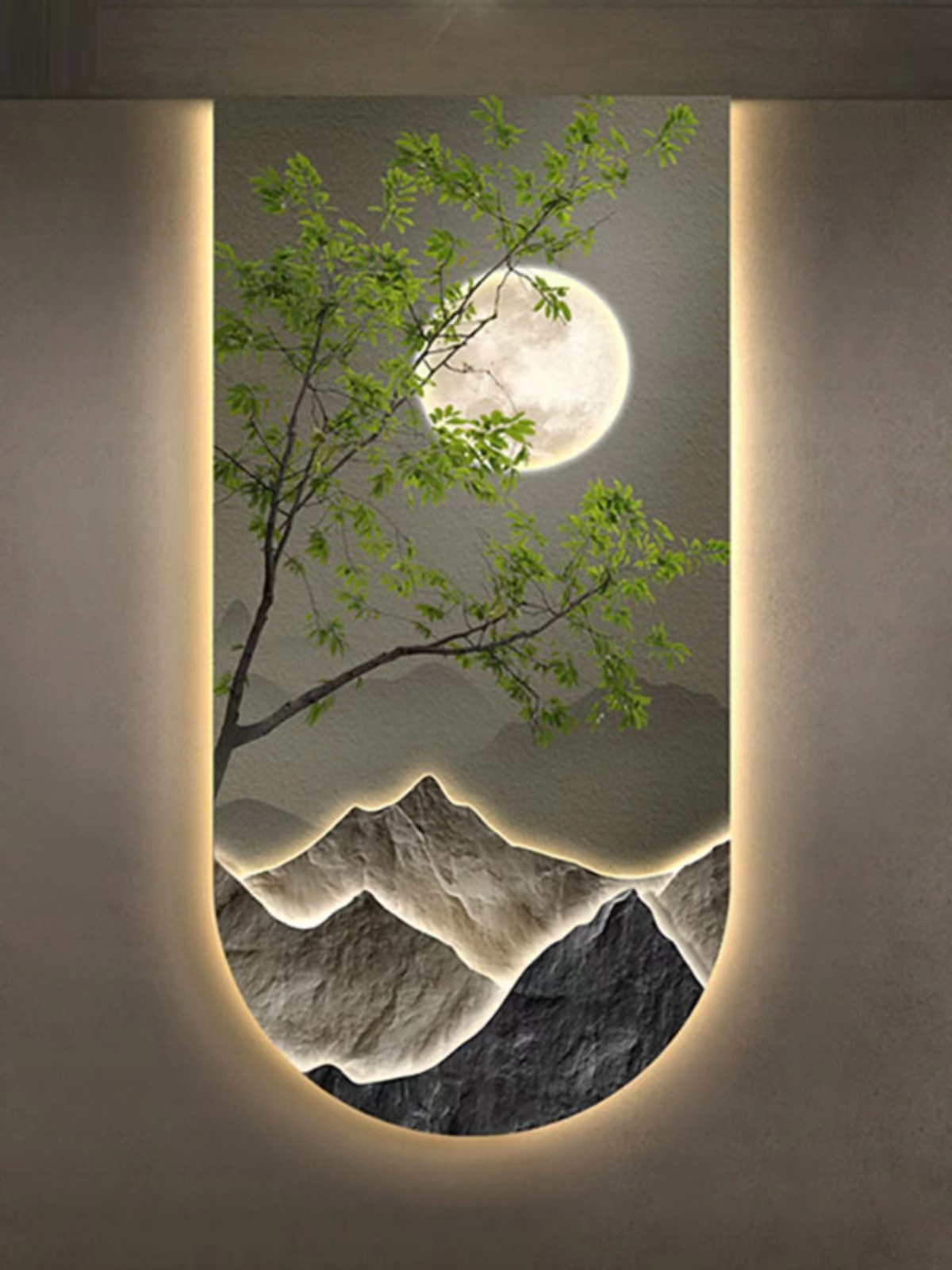 Corridor entrance, background  - огляд і ціна Hanging Moon Lamp