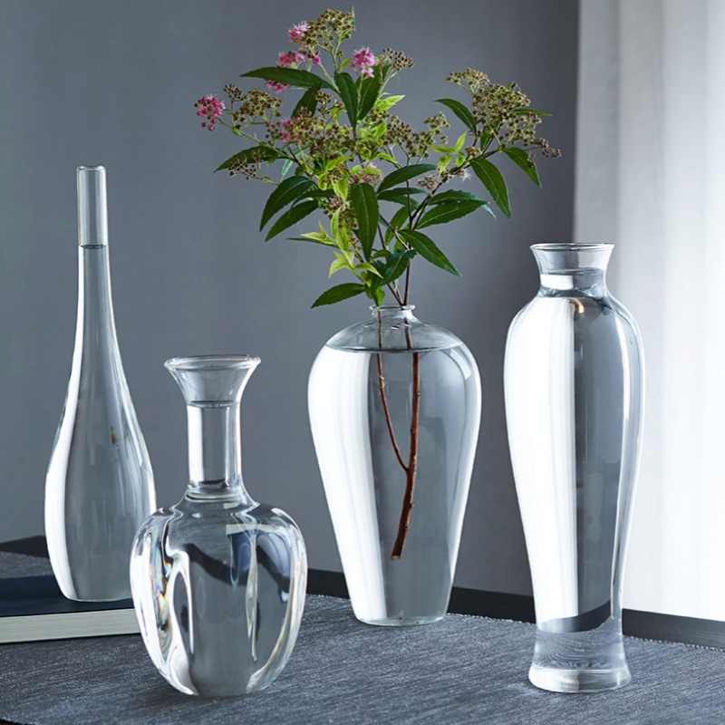 Elegant Clear Glass Vase Chine - огляд і ціна Home Decor Zen Style