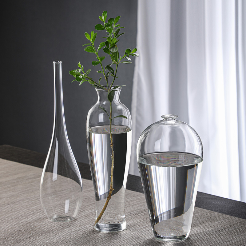 Elegant Clear Glass Vase Chine - огляд і ціна Home Decor Zen Style