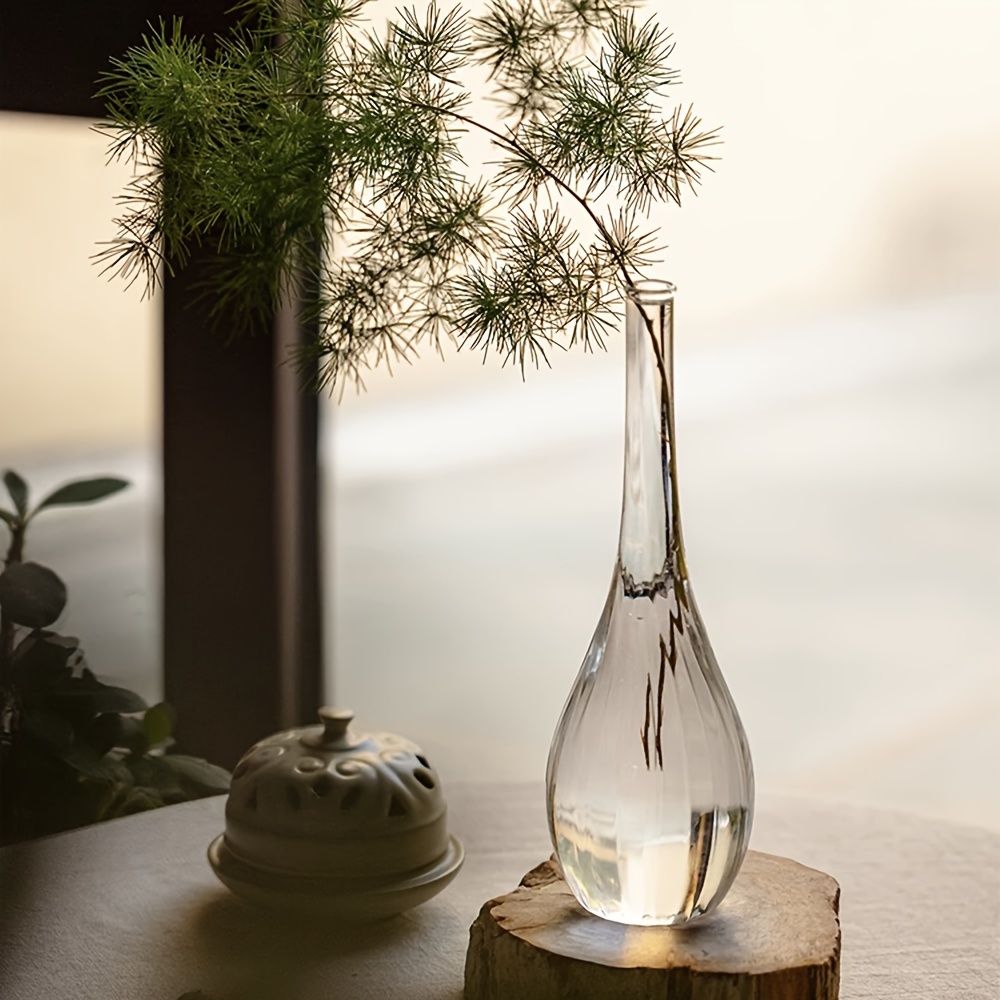 Elegant Clear Glass Vase Chine - огляд і ціна Home Decor Zen Style