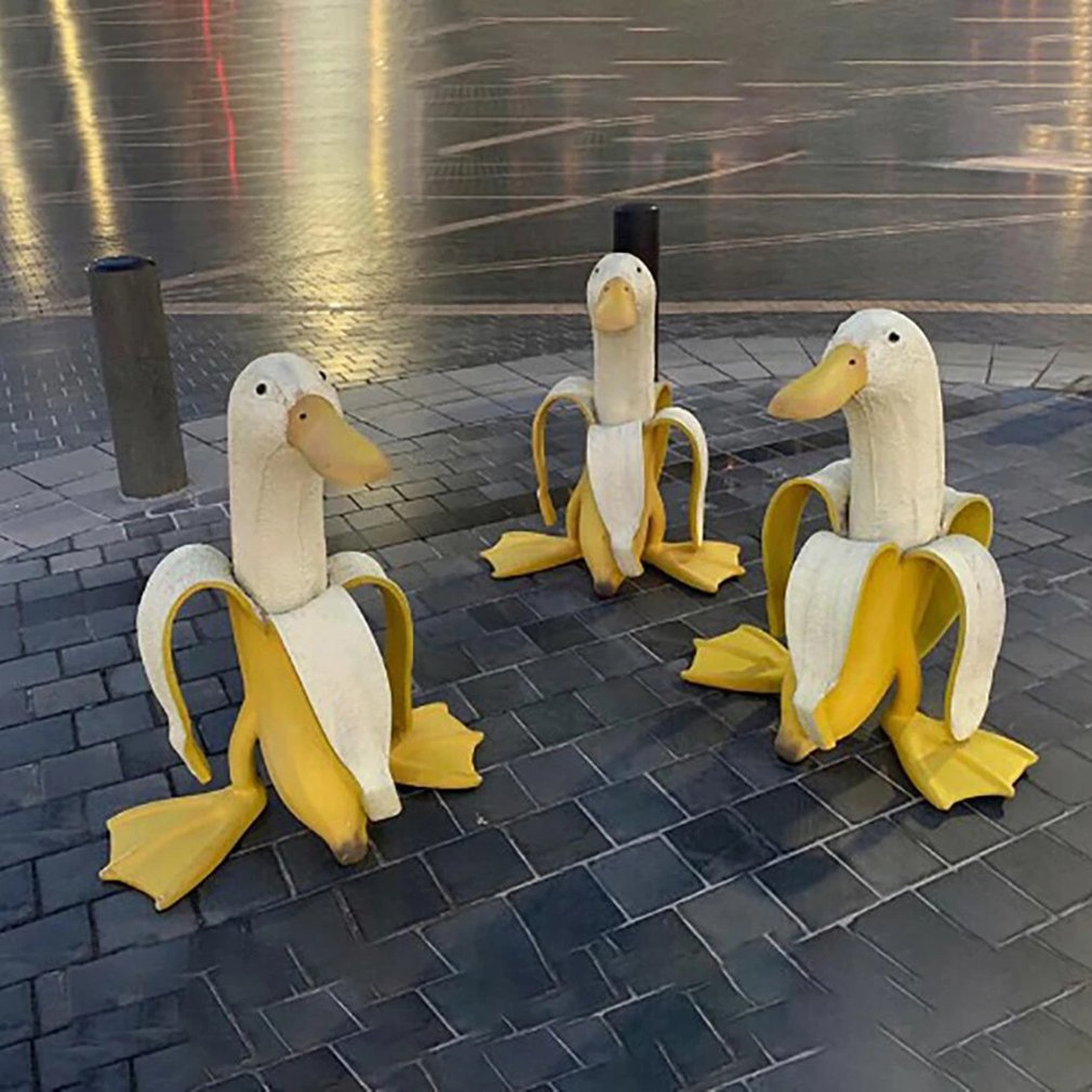 Banana Duck Creative Garden De - огляд і ціна Home Decor On Sale