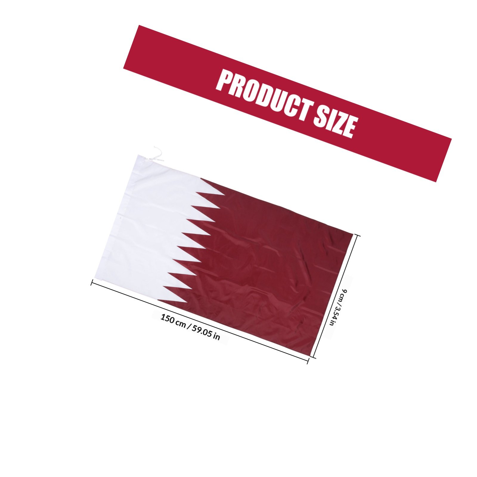 Qatar Hanging Nation Flag Poly - огляд і ціна Home Decor Qatar
