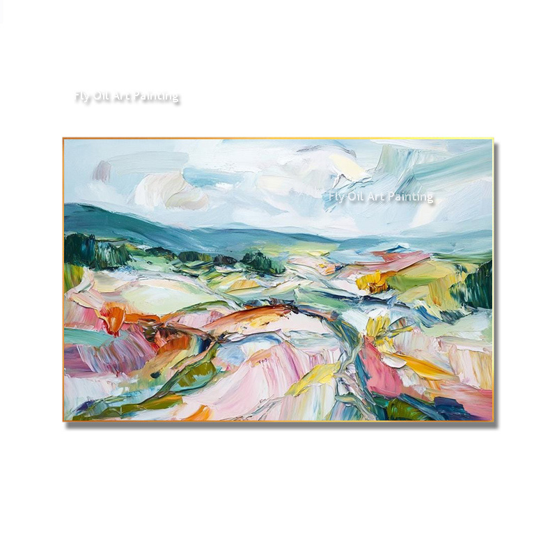 Hand Painted Palette Knife Lan - огляд і ціна Home Decor Color Palettes