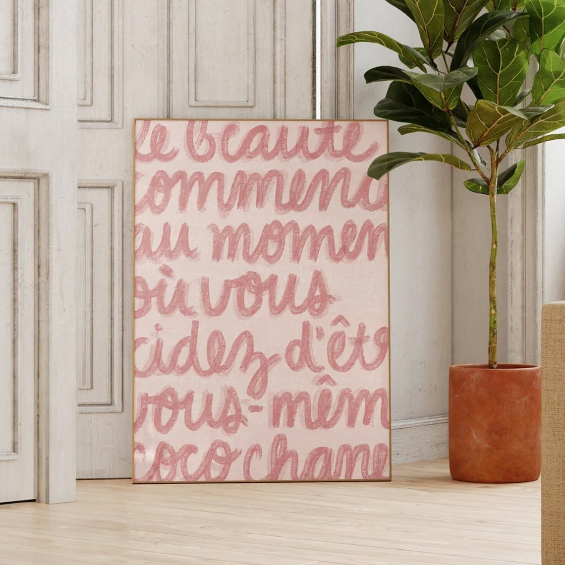 1pc Simple Trendy Text Printin - огляд і ціна Home Decor Aesthetic Pinterest