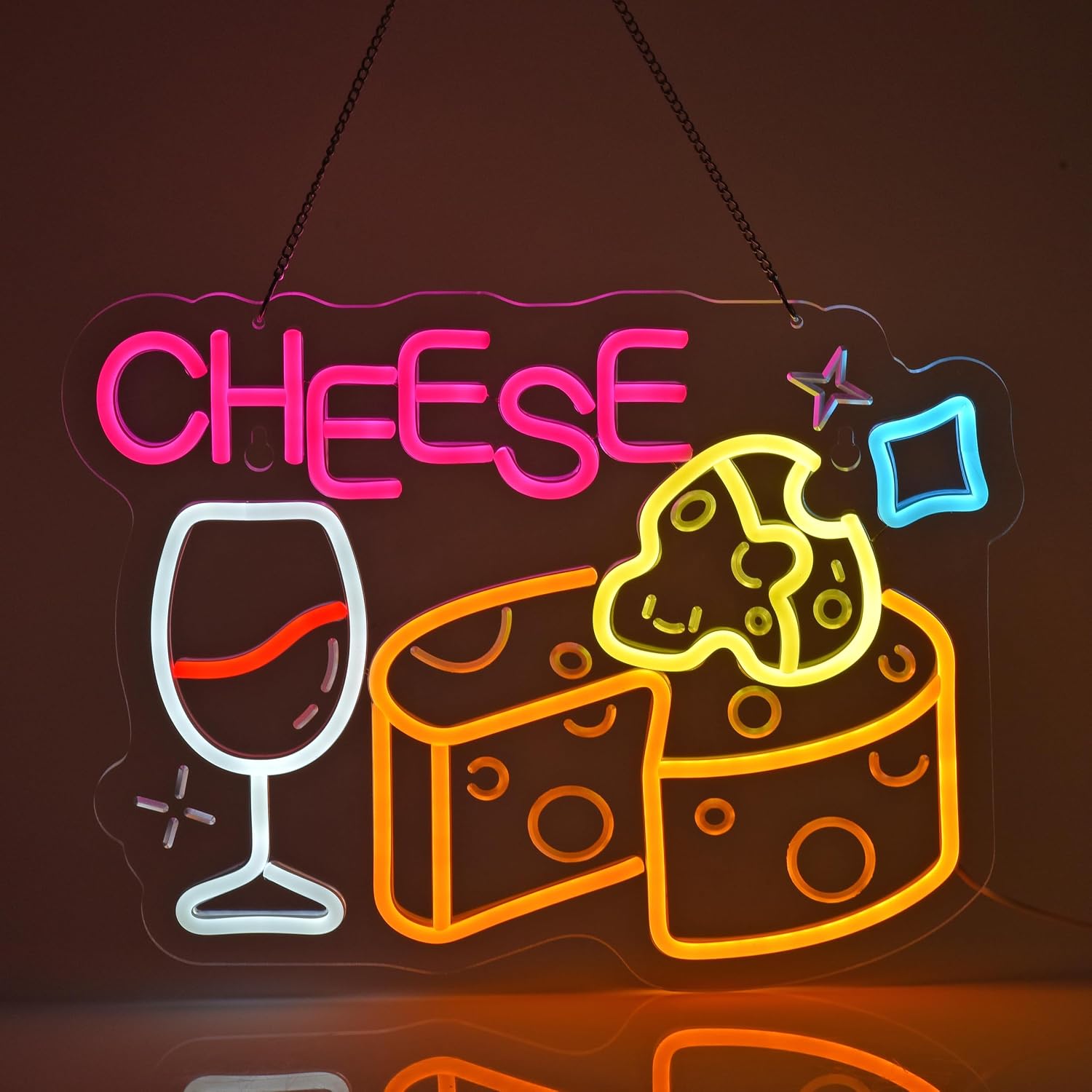 Cheese Neon Sign, Neon Lights  - огляд і ціна Home Decor Retail Stores
