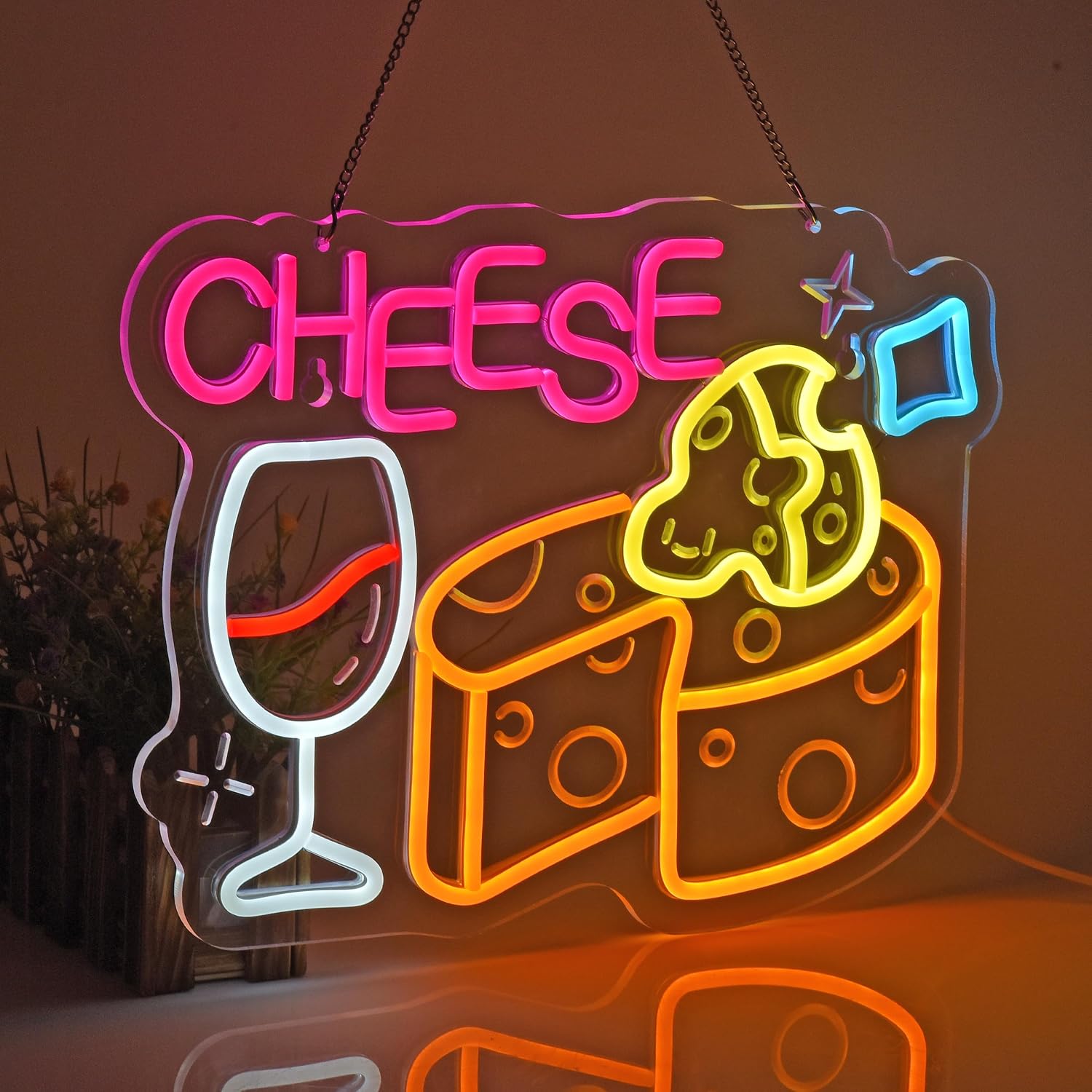 Cheese Neon Sign, Neon Lights  - огляд і ціна Home Decor Retail Stores