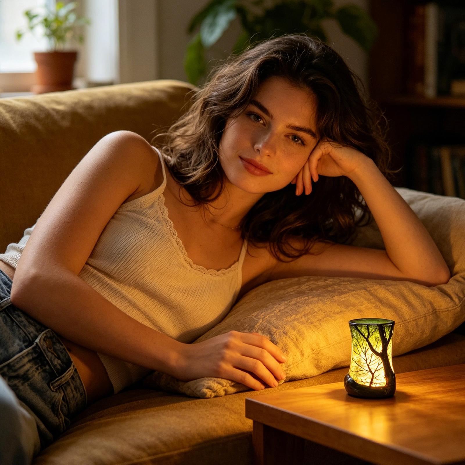 Bedside Table Lamp Forest Nigh - огляд і ціна Home Decor Pinterest