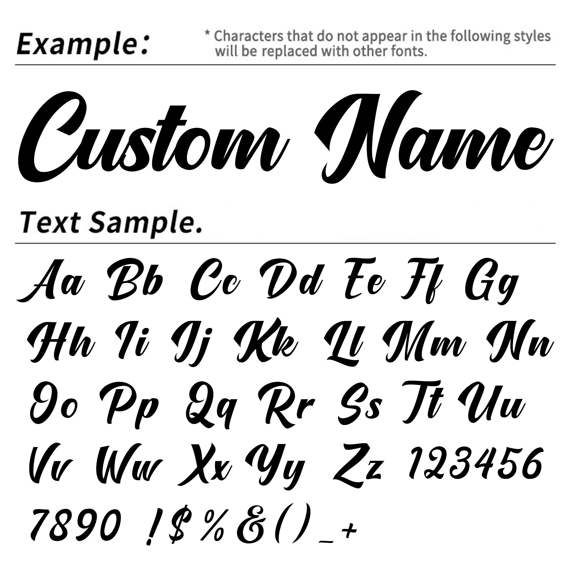 3PCS Custom Name Stickers Pers - огляд і ціна Home Decor Sticker