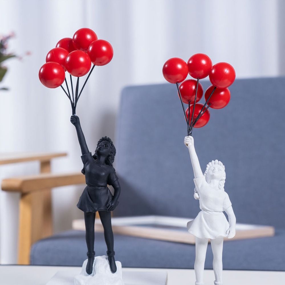 Resin Banksy Figurines for Int - огляд і ціна Home Decor On Sale