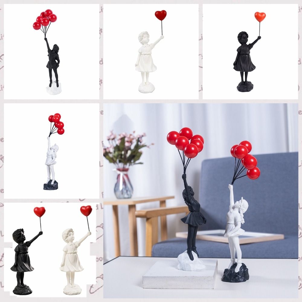 Resin Banksy Figurines for Int - огляд і ціна Home Decor On Sale