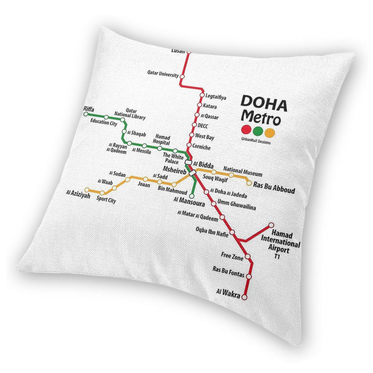 Qatar Doha Metro Map Square Pi - огляд і ціна Home Decor Qatar