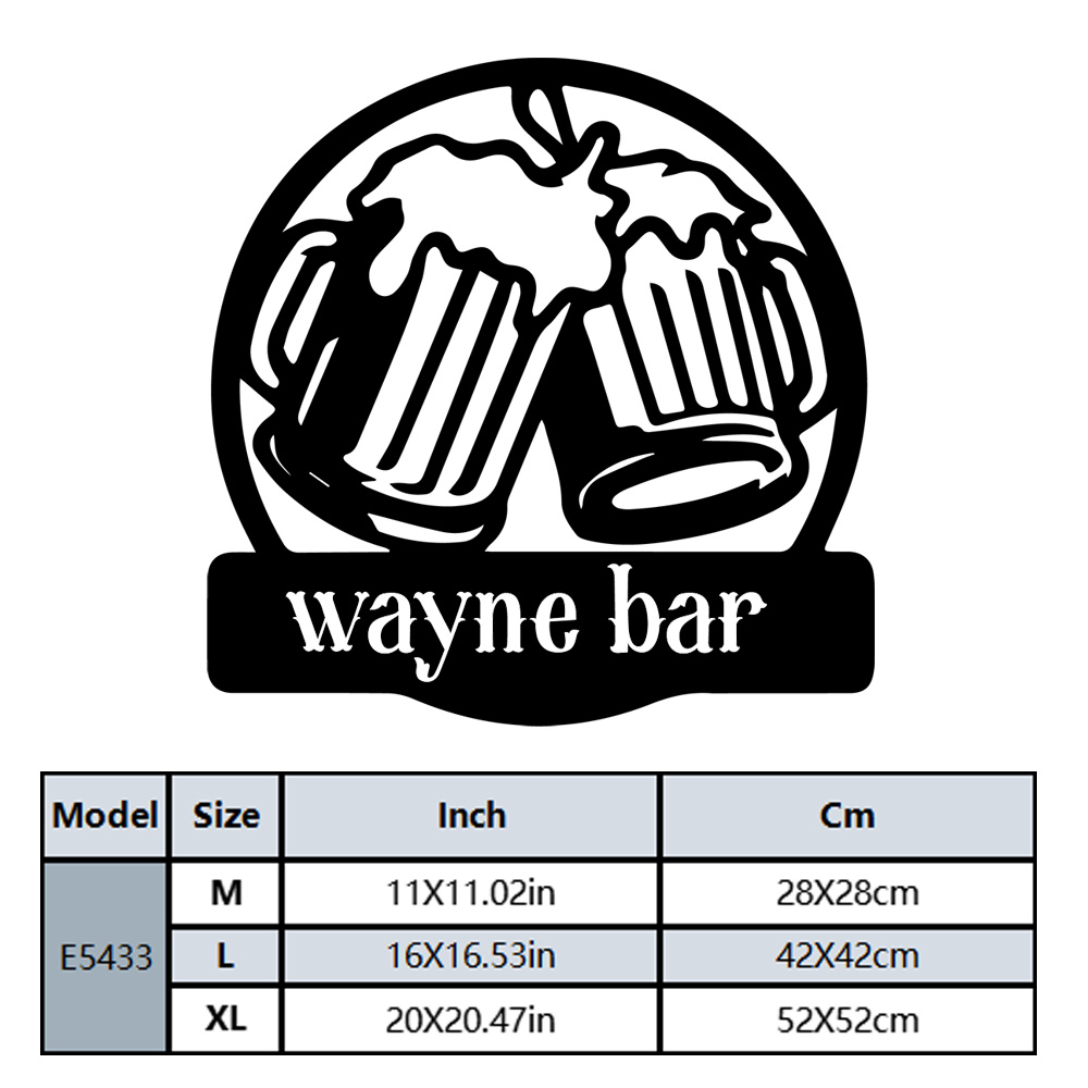 1PC NEW Beer Customizable Text - огляд і ціна Home Decor Wall Tiles