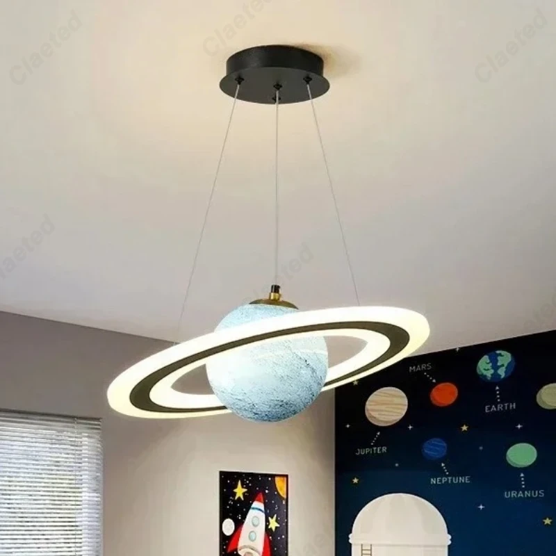 Glass Planet Pendant Lamp for  - огляд і ціна Hanging Moon Lamp