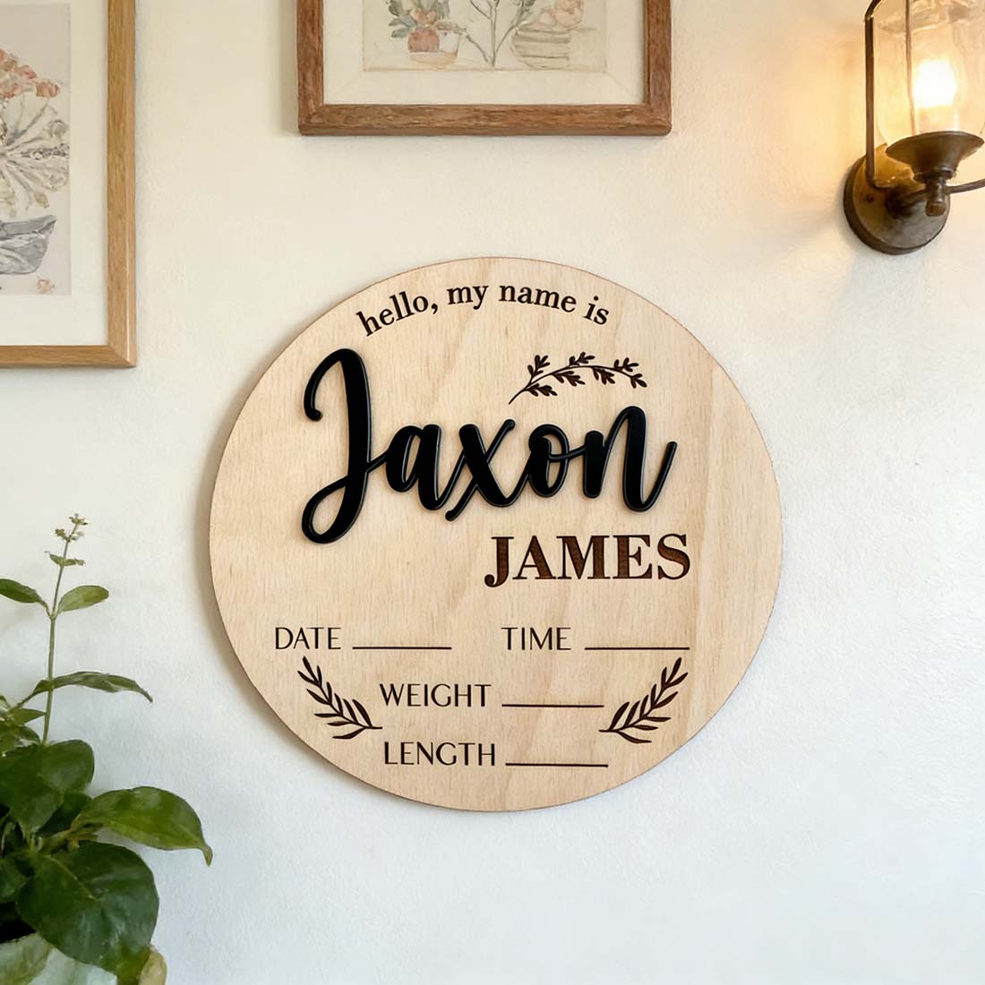 1Pc Custom Baby Announcement S - огляд і ціна Home Decor Pinterest
