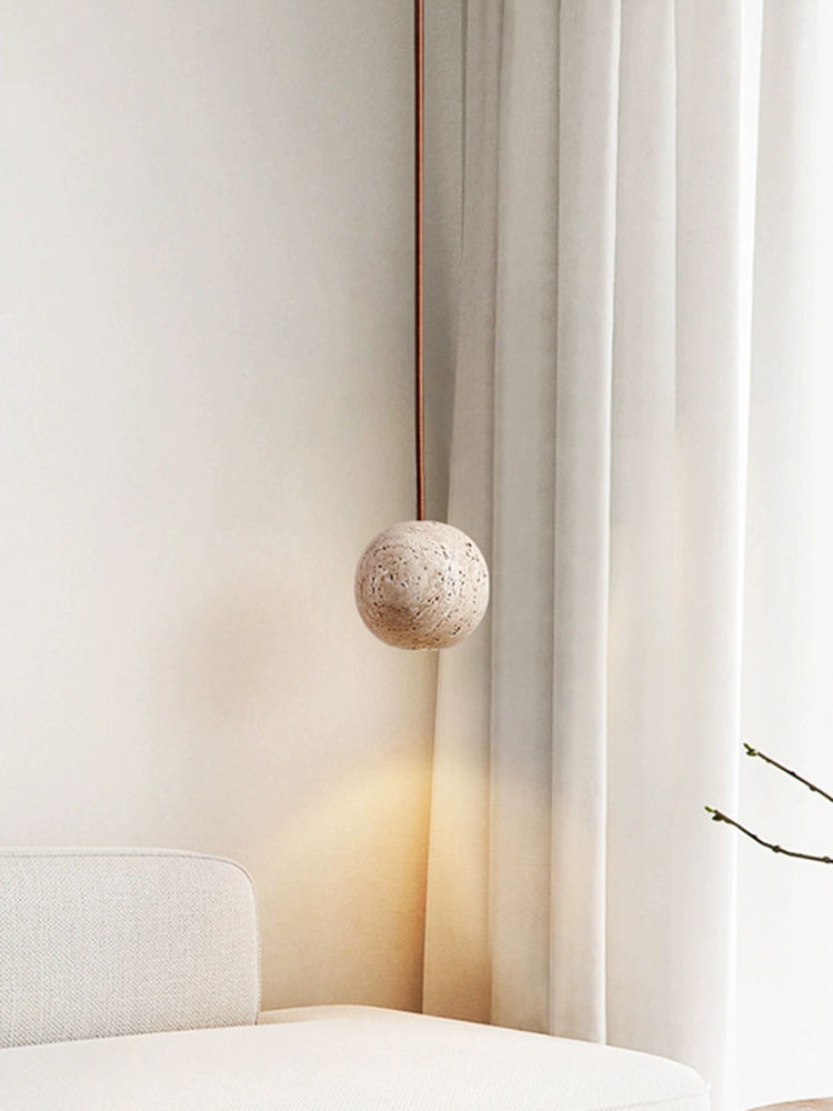 Led Pendant Lamp Stone Yellow  - огляд і ціна Hanging Moon Lamp