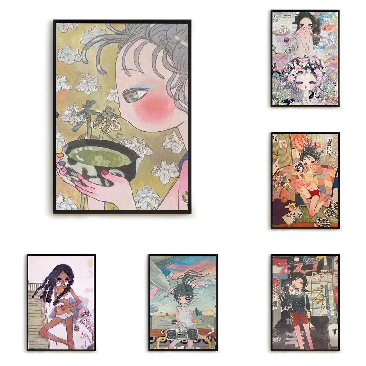 Aya Takano Decorative Prints W - огляд і ціна Home Decor Aesthetic Pinterest