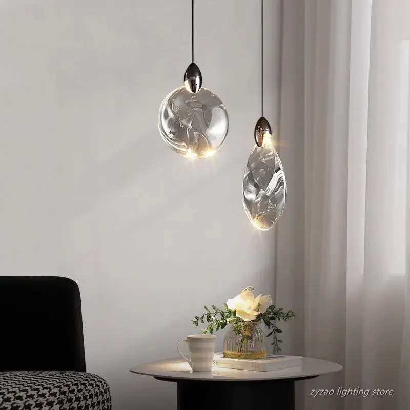 Bedroom Creative Crystal Penda - огляд і ціна Hanging Moon Lamp