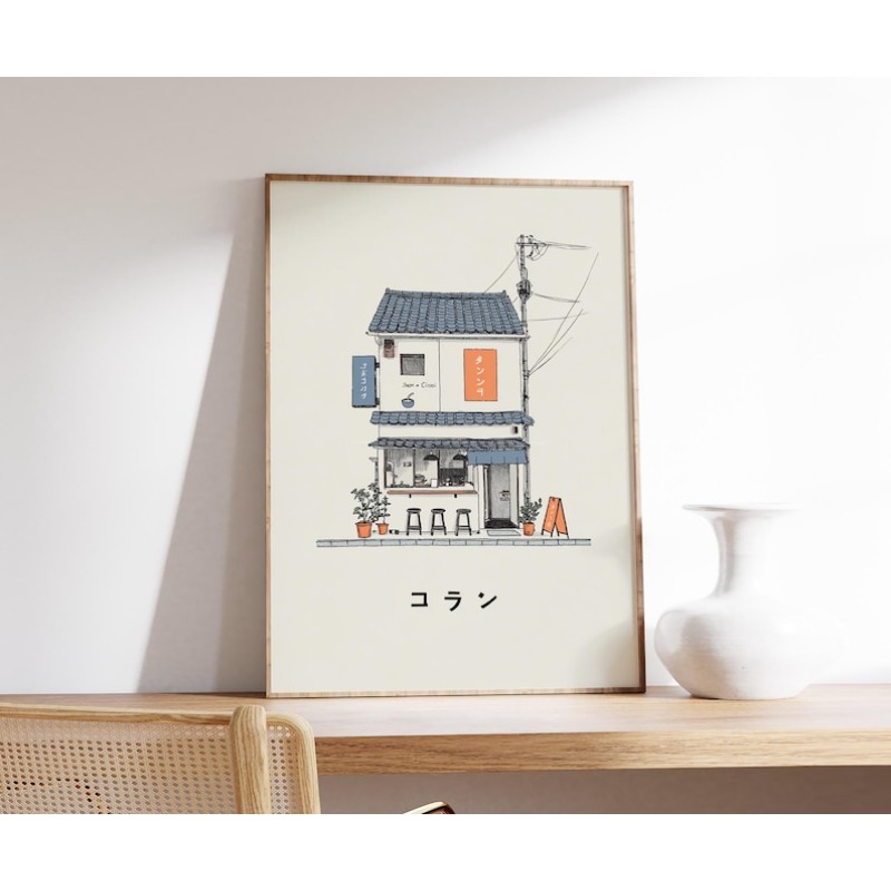 1pc Japanese Ramen Shop Canvas - огляд і ціна Home Decor Aesthetic Pinterest
