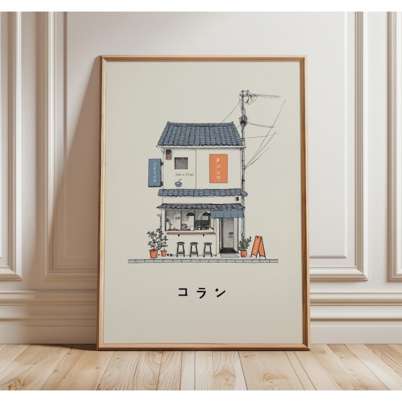 1pc Japanese Ramen Shop Canvas - огляд і ціна Home Decor Aesthetic Pinterest