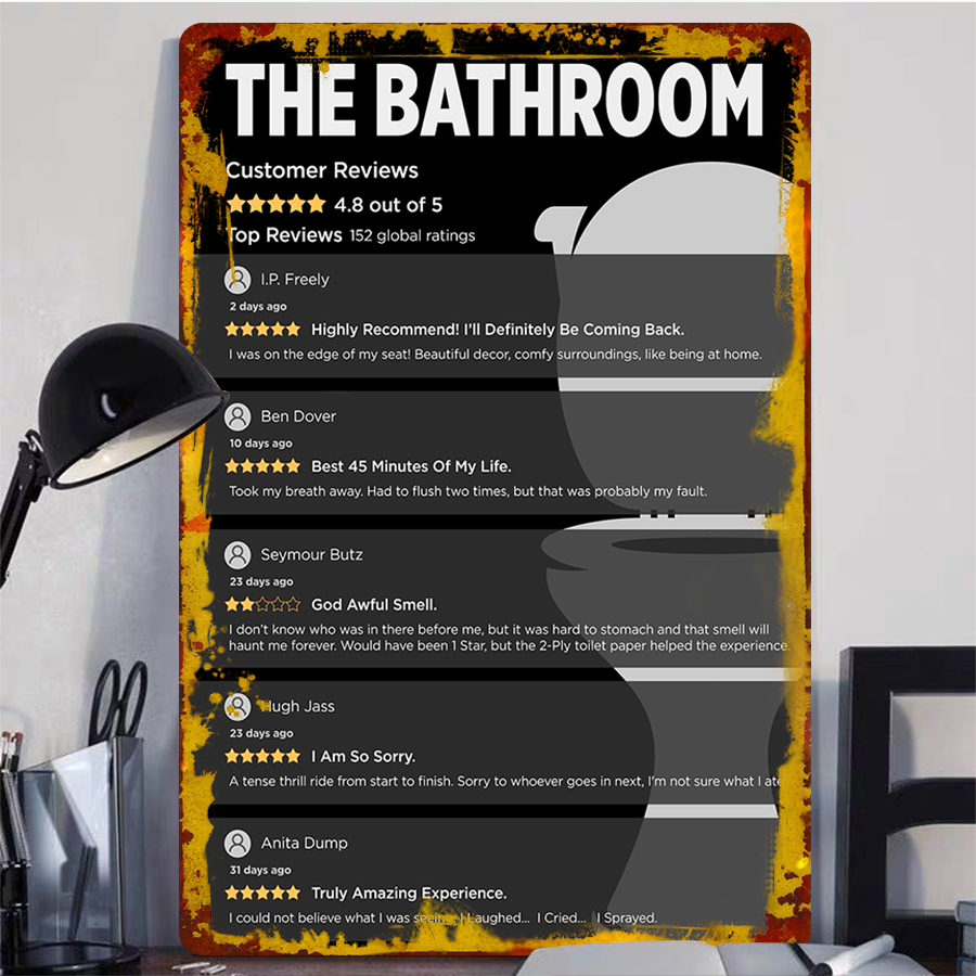Funny Bathroom Customer Review - огляд і ціна Review Home Decor