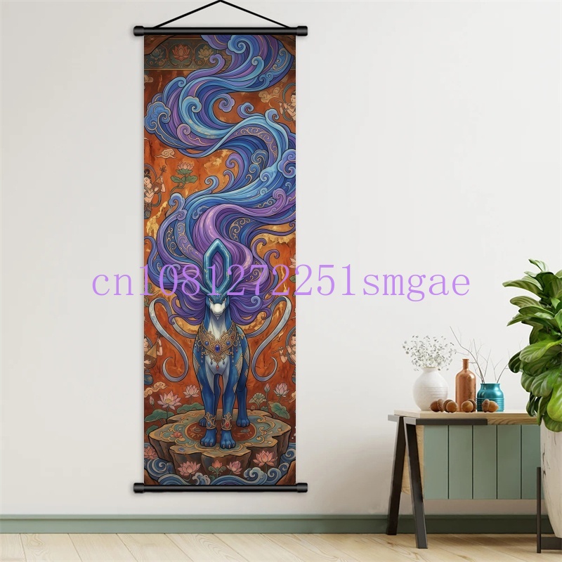Pokemon Anime Poster Scroll Pa - огляд і ціна Canvas Painting