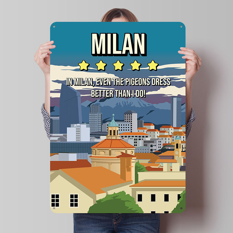 Milan Funny Review Cityscape T - огляд і ціна Review Home Decor