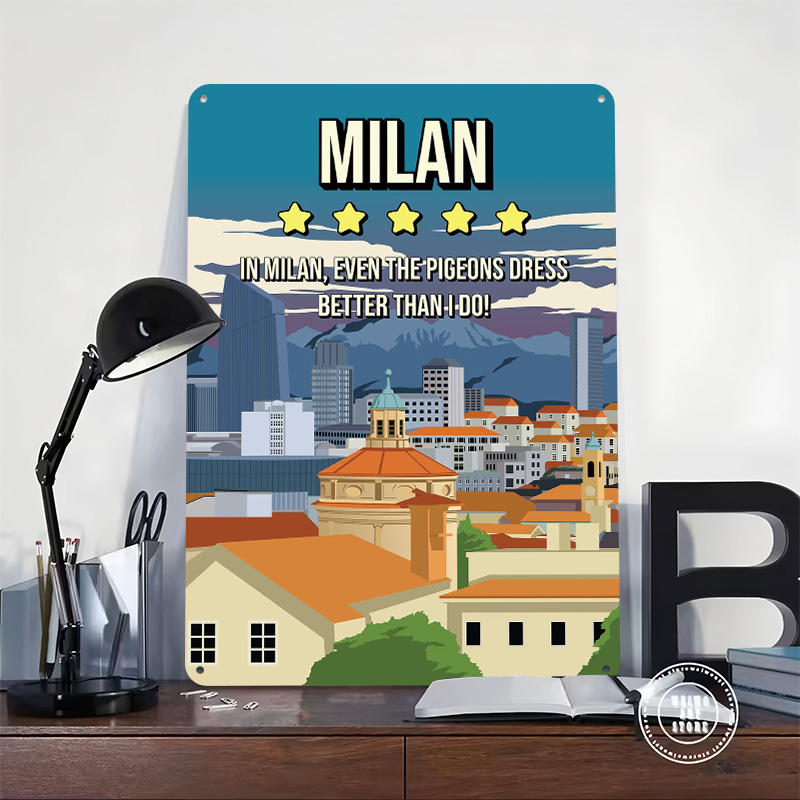 Milan Funny Review Cityscape T - огляд і ціна Review Home Decor