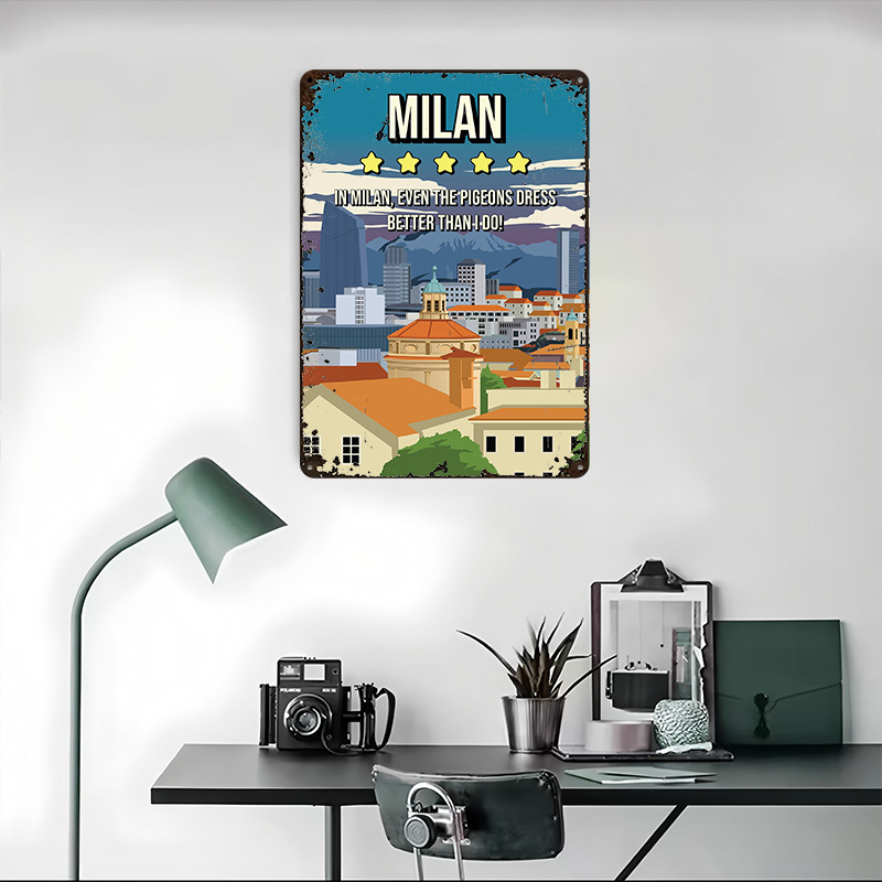 Milan Funny Review Cityscape T - огляд і ціна Review Home Decor