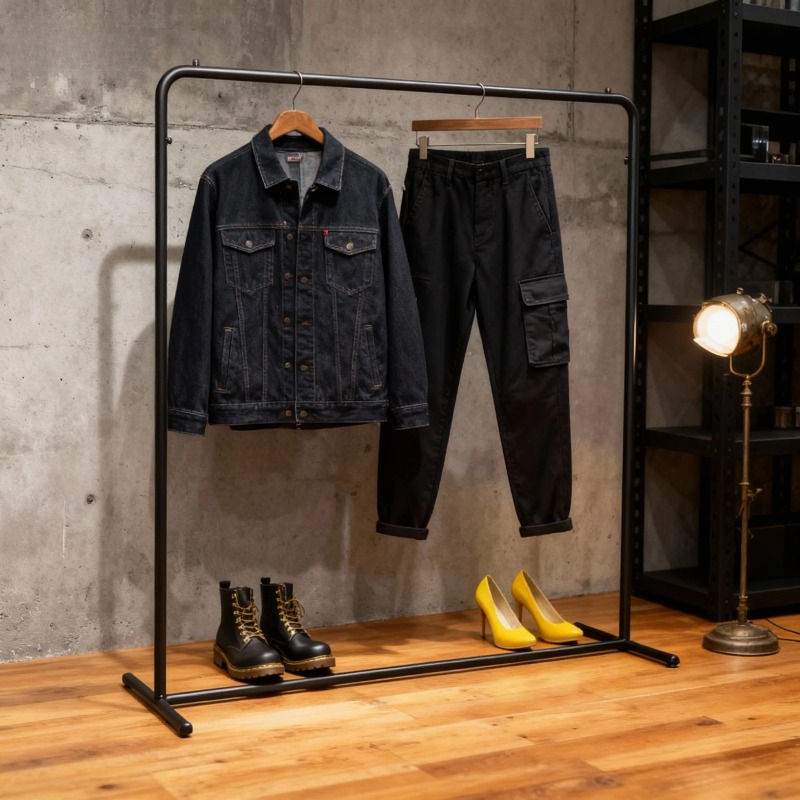 Luxury Gold Clothes Rack Iron  - огляд і ціна Home Decor Retail Stores