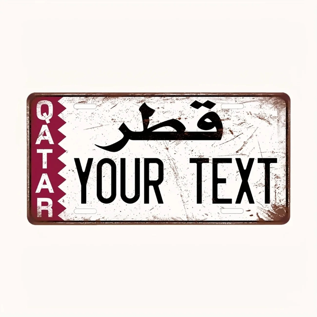 Custom Qatar Aluminum License  - огляд і ціна Home Decor Qatar