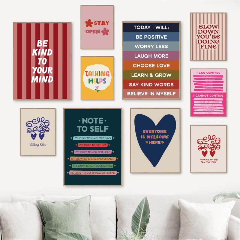 Be Kind to your mind Mental He - огляд і ціна Home Decor Aesthetic Pinterest