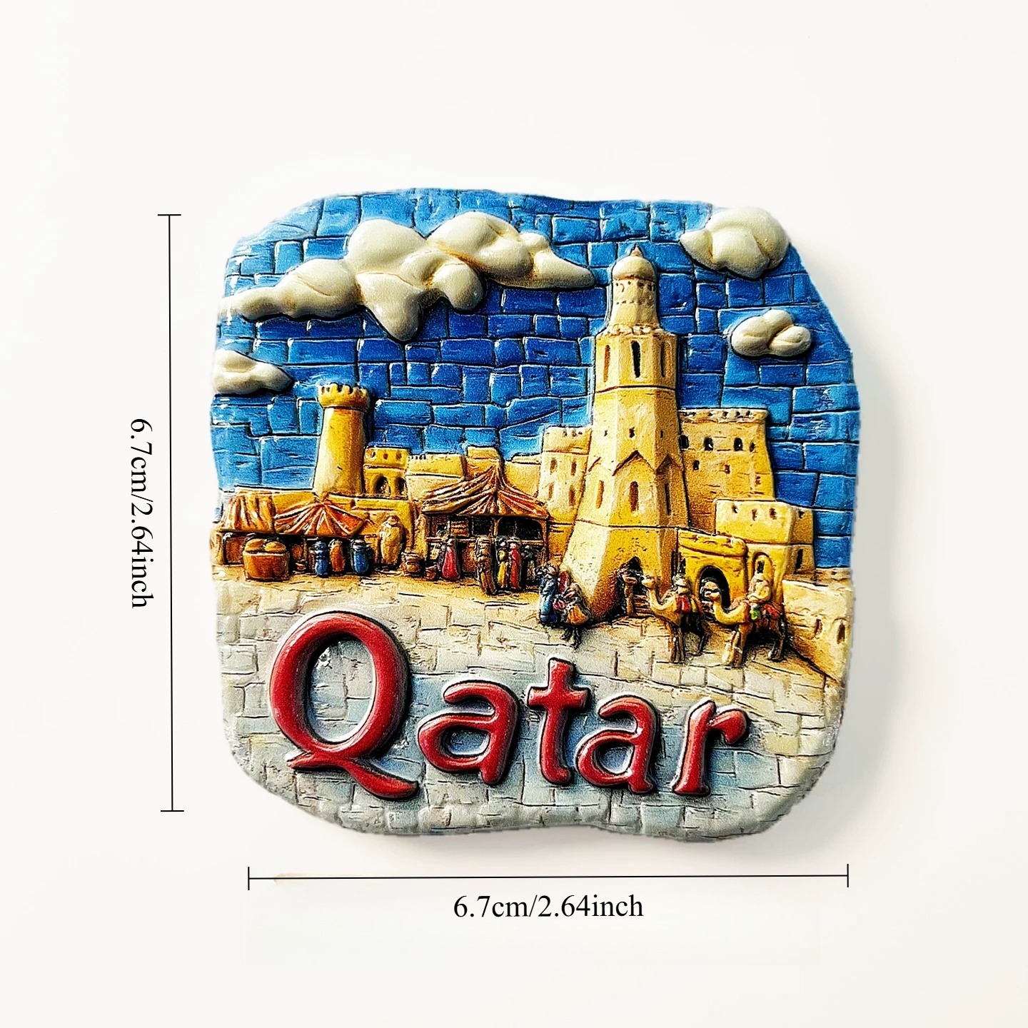 Qatar 3D Fridge Magnets Orname - огляд і ціна Home Decor Qatar