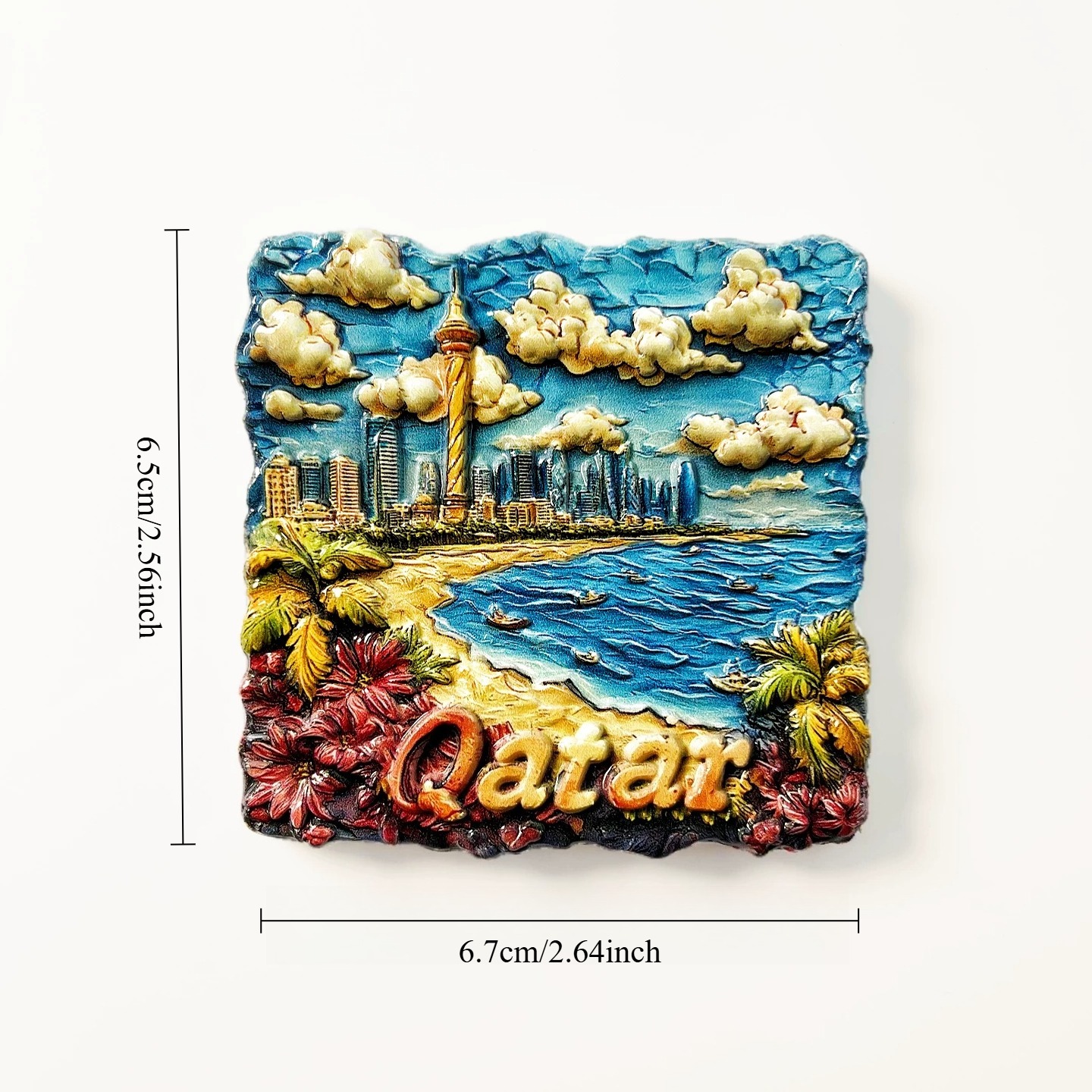 Qatar 3D Fridge Magnets Orname - огляд і ціна Home Decor Qatar