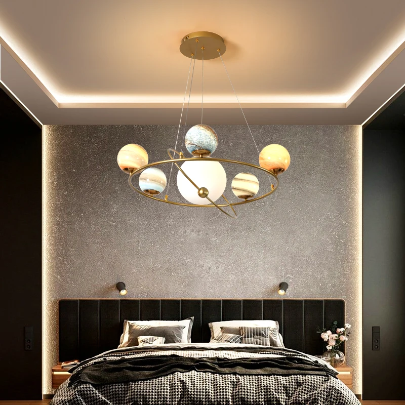Nordic Planet Chandelier Ceili - огляд і ціна Hanging Moon Lamp