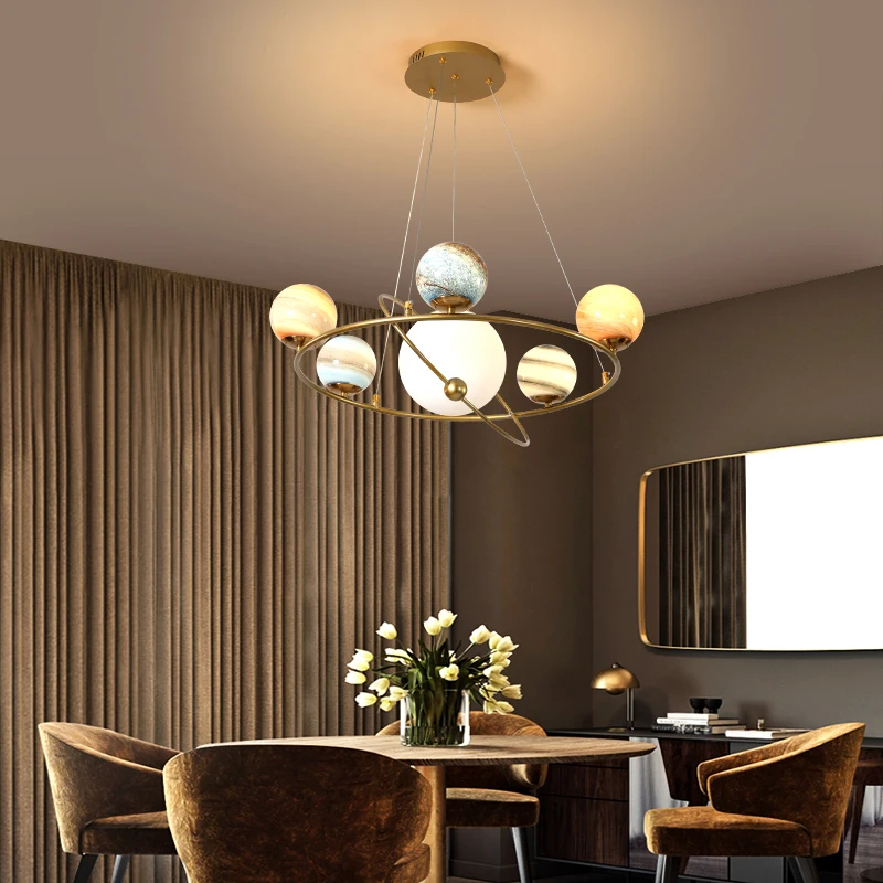 Nordic Planet Chandelier Ceili - огляд і ціна Hanging Moon Lamp